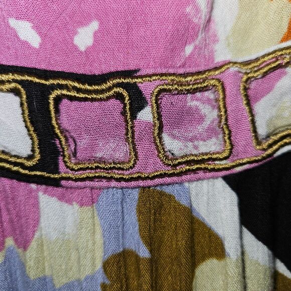 Intimately FREE PEOPLE Sweet Lucy Slip Mini Dress Printed Floral Tiered XS - Picture 5 of 6